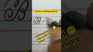 Cursive writing tutorial 4 beginners #english #writing #cursive #tutorial #handwriting #calligraphy
