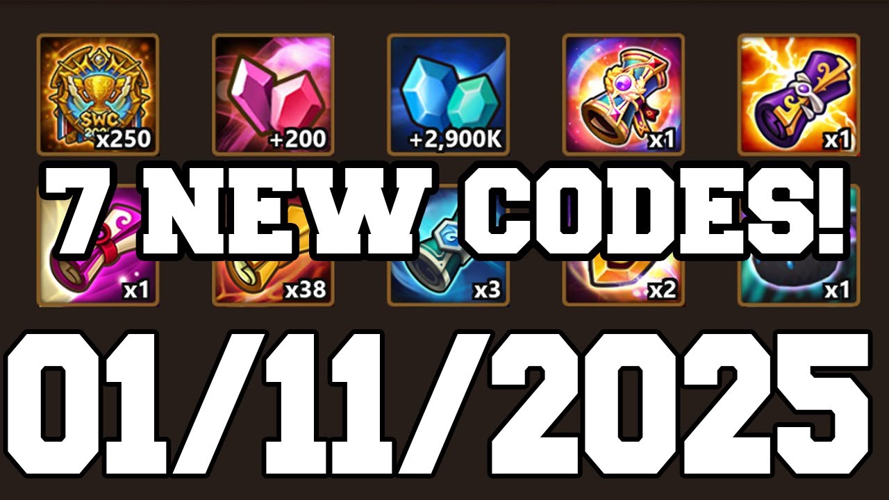 7 NEW CODES! 01/11/2025