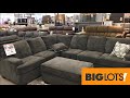 BIG LOTS FURNITURE SOFAS COUCHES ARMCHAIRS HOME DECOR - SHOP WITH ME SHOPPING STORE WALK THROUGH