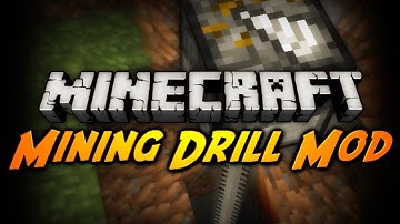 Minecraft Mod Review: MINING DRILL MOD!