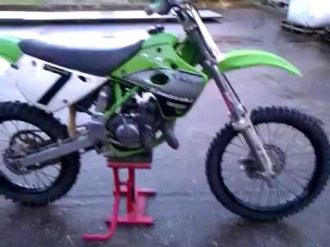 Kawaski kx  80 1997 walkaround YouTube