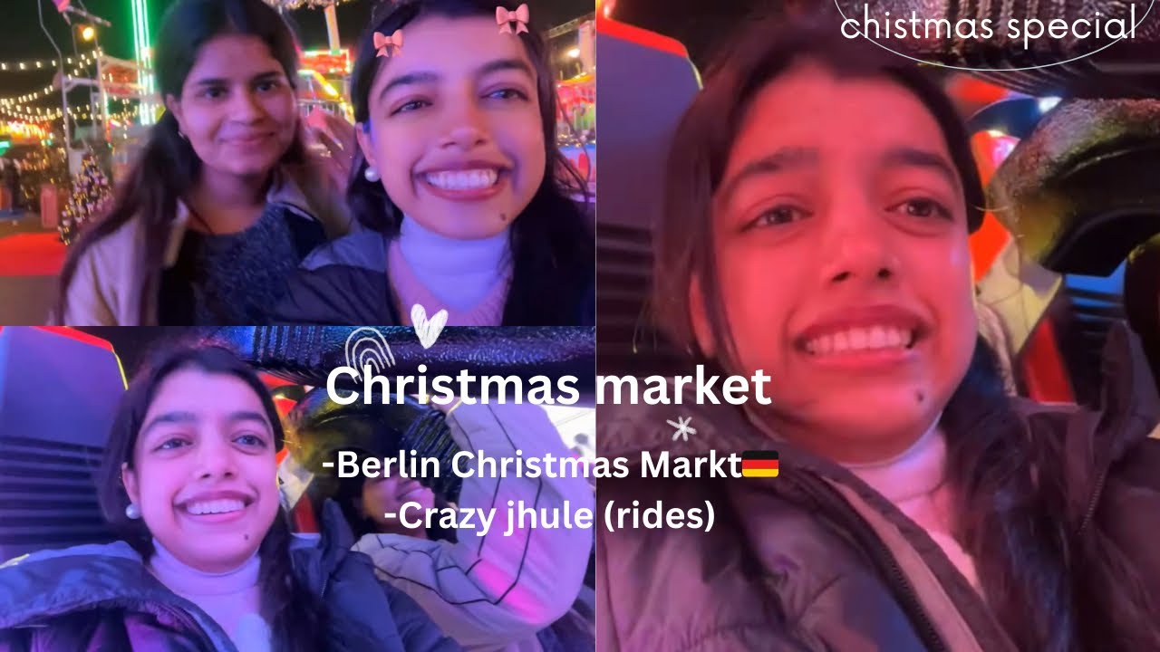 🎄First time visiting ❄️☃️Christmas market in Germany 🇩🇪🍂|our crazy experience❄️ 