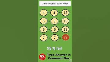 #onlyforgenius || #youtubeshorts || #iqtest  #braintest || #maths game || #maths || #shorts