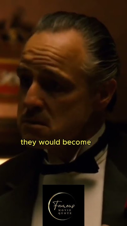 Be my friend... Godfather #godfather #shorts #viralvideo #quotes - YouTube