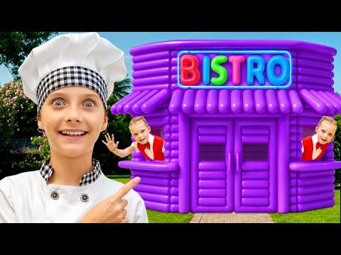 Balloon Bistro Challenge! 🎈👩‍🍳 Can Dasha and Eva Pass the Inspection?