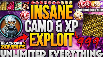 🔥 FASTEST XP & CAMO FARM in BO7 Zombies! (NEW Unlimited Method)