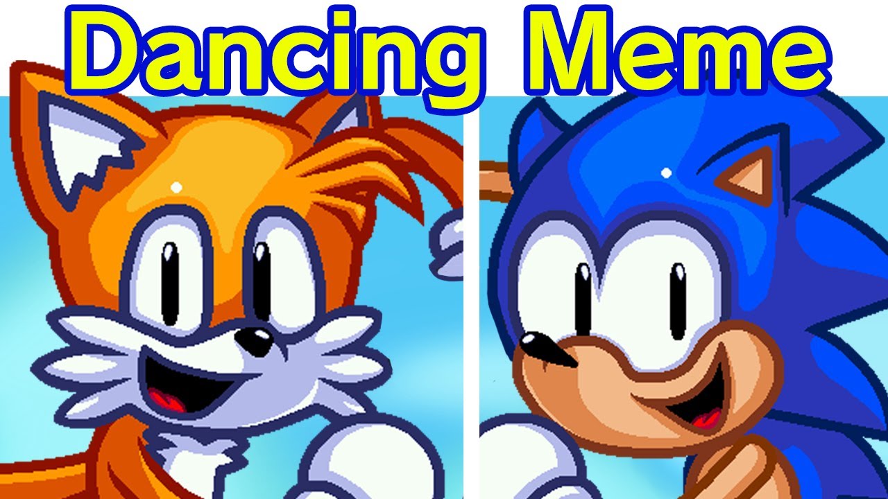 DANÇA DO SONIC  Roblox - Classic Sonic And Tails Dancing Meme 