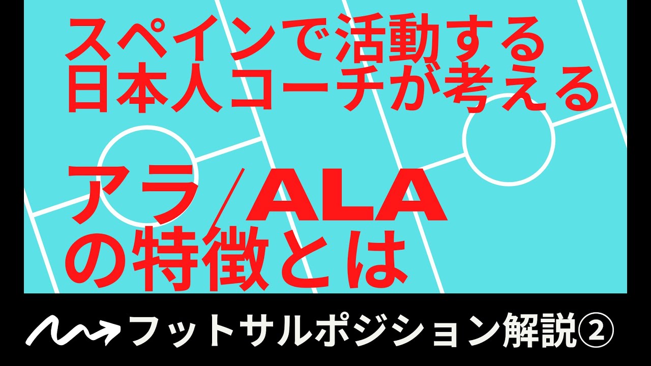 フットサルポジション解説 アラ Ala の特徴を スペインで活動する日本人コーチが考える 初心者 中級者向け 有名選手も紹介 Youtube