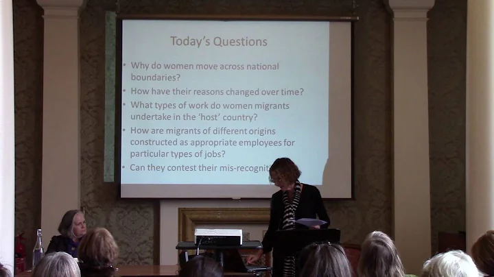 Prof Linda McDowell, "Moving Stories: gender, migr...