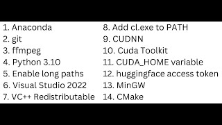 Complete Prerequisite Install Compilation (October 2023)