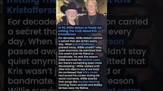 Celebrity At 92, Willie Nelson Is Finally Admitting The Truth About Kris Kristofferson #shorts Wealth