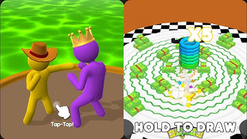 crayon 🖍️ rush vs giant rush all max level 🎚️ iOS trailer gameplay walkthrough #satisfyingvideos