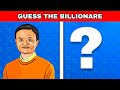 Guess The Billionaire From The Cartoon Pictures