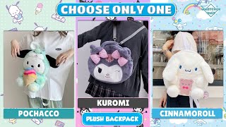 Choose Only One🎈Pochacoo 🤍 Kuromi 🖤 Cinnamoroll 💙 Sanrio Edition 🌈