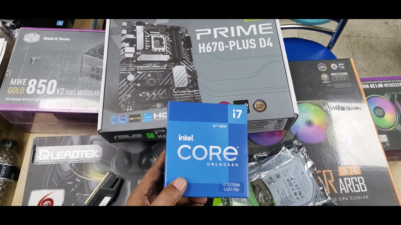 12700K i7 12th Generation PC Build with Asus PRIME H670 PLUS D4 & Leadtek  GTX 1660 Super |Tech Land