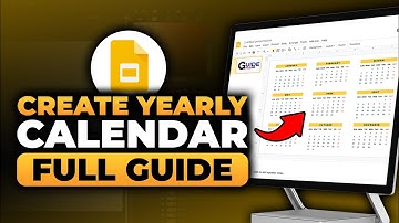 How To Create a Yearly Calendar in Google Slides (FAST & EASY) | 100% WORKS | NO Yapping!