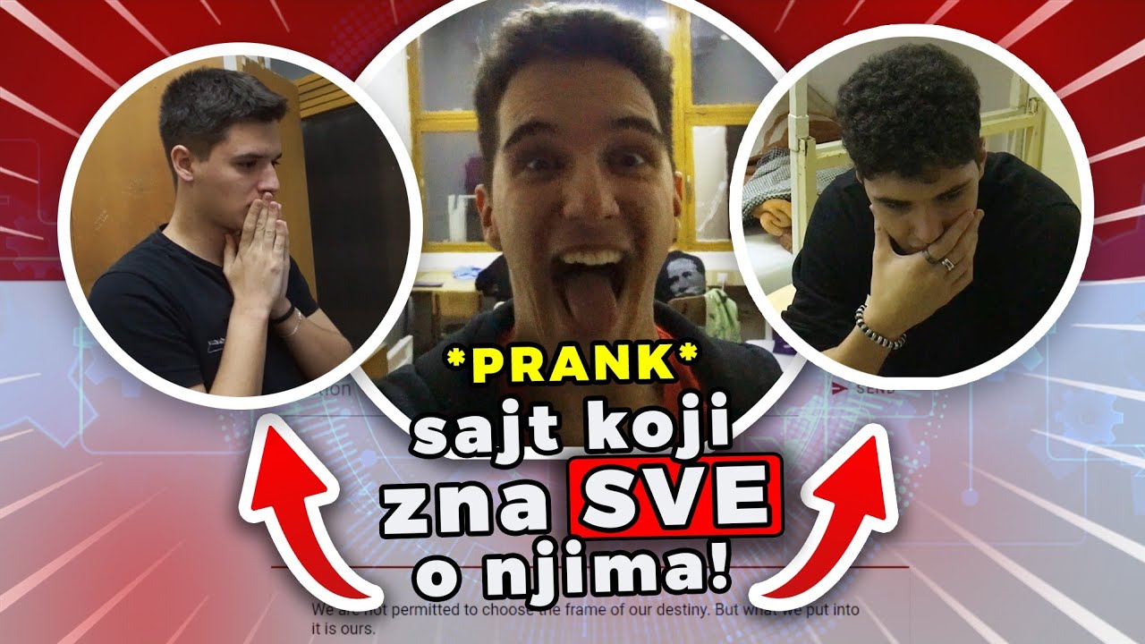 Sajt Koji Zna Sve O Vama! *prank*