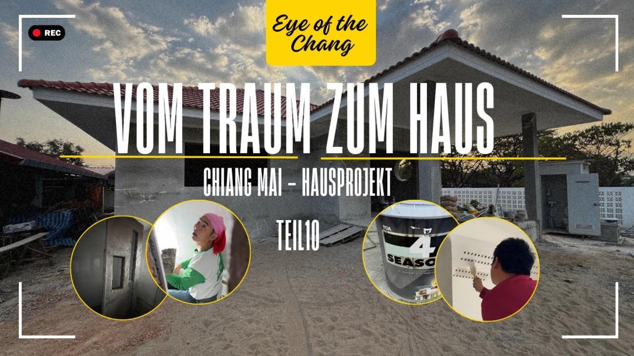 Wände zu feucht? 💦 So prüfen wir es im Teil 10 Hausbau in Thailand 🏡🇹🇭
