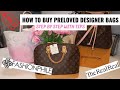 How to Buy LOUIS VUITTON Bags- Save $$$ and SHOP WITH ME Step by Step Guide