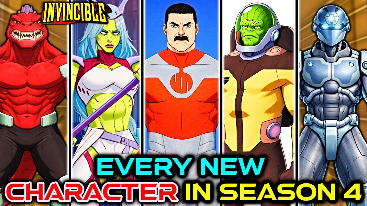 8 New Crazy Invincible Characters Appearing In Season 4 Of Invincible - Explored