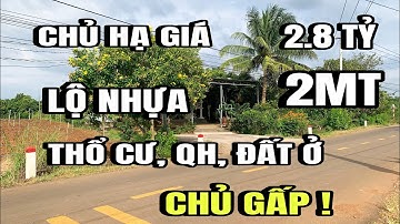 Chú phong giảm 2,8 tỷ, bán gấp 2.000M2, MT lộ nhựa, Huyện cẩm Mỹ cũ, Đồng Nai