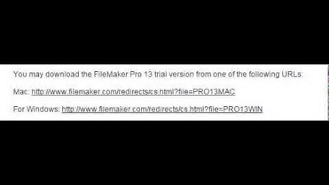 Trial version to full version Filemaker Pro 13