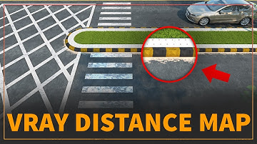 VRay Distance Texture / Map Used in 3ds Max and Vray | Tutorial | CG Deep | On-Road
