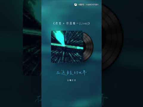 虎哥唱 黃韻玲組曲 ( 改變 & 你是唯一 Live版 )