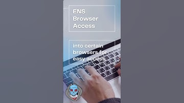ENS names can be entered directly into certain browsers for easy access to blockchain domains.
