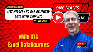 List Widget: Saving data in Bar Delimited Format from Excel Spread Sheet | One Man
