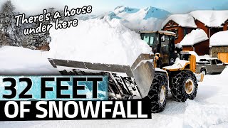 Excavating Snow Buried Houses | Battling Mammoth’s Blizzards