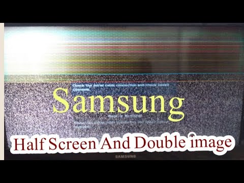 Samsung LCD TV Double image and half Screen problem solved Urdu/Hindi