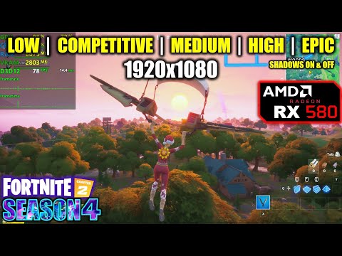 RX 580 | Fortnite - Chapter 2 / Season 4 - 1080p All Settings