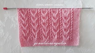 Bayan Yelekleri Örneği / Yollu Başaklar Örgü Modeli #255 / Knitting Patterns