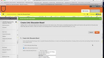 How to Create a Discussion Board Forum in Bb 9.1?