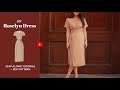 DIY Roselyn Wrap Midi Dress Tutorial - tintofmintPATTERNS