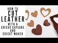 How to Cut Leather with a Cricut