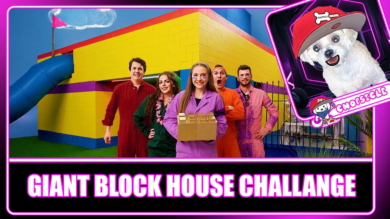 Chopsicle Reacts to Shiloh and Bros: Giant Block House Challenge! - YouTube