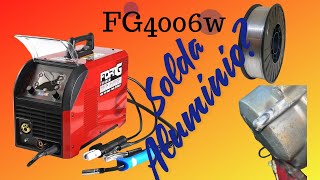 Maquina mig fortg fg 4006w solda aluminio?#teste #mig #aluminio