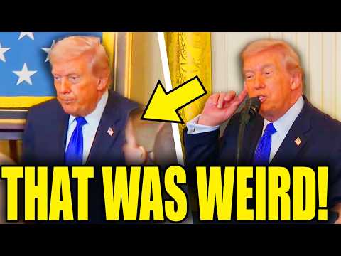 Thumbnail for Confused Trump Walks Away From Speech As Press Shout At Him