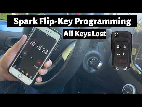 How To Program A Chevy Spark Flip Key Remote Fob 2014 - 2020 DIY Chevrolet All Keys Lost Tutorial