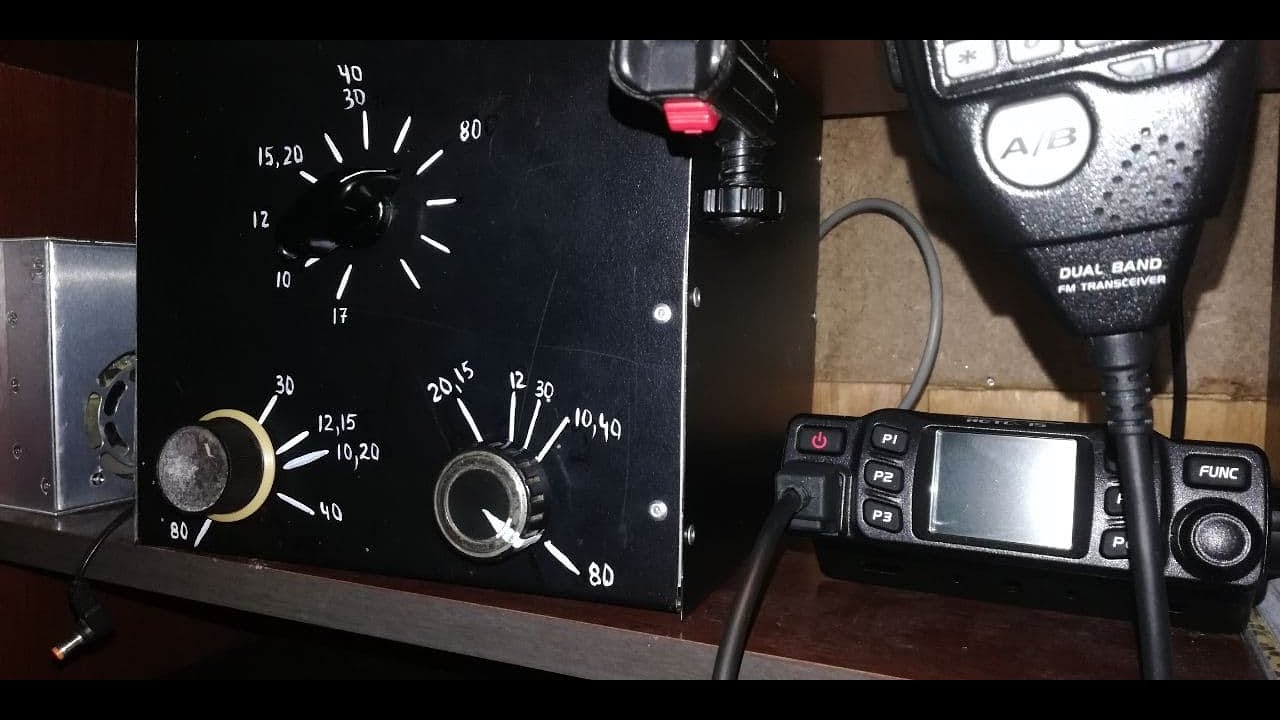 Тотальный DIY: П-контур - согласующее устройство для антенны - YouTube