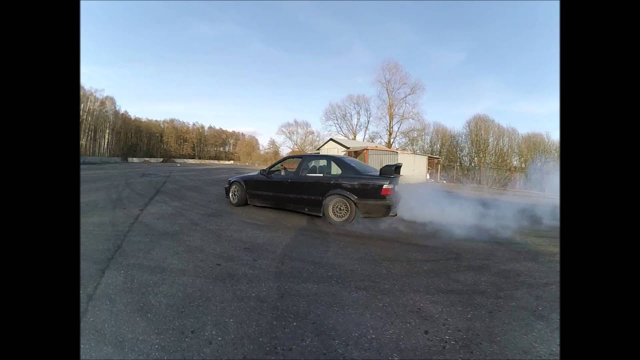 BMW E36 M52b28 ITB Open throttle Drift Test Racemode