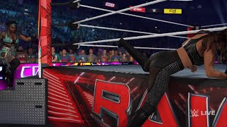 WWE 2K23 - Raw Women's Tag Team Champion Chance & Carter VS C Green And Dudrop