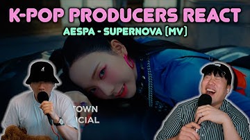 Musicians react & review ♡ AESPA - Supernova (MV)