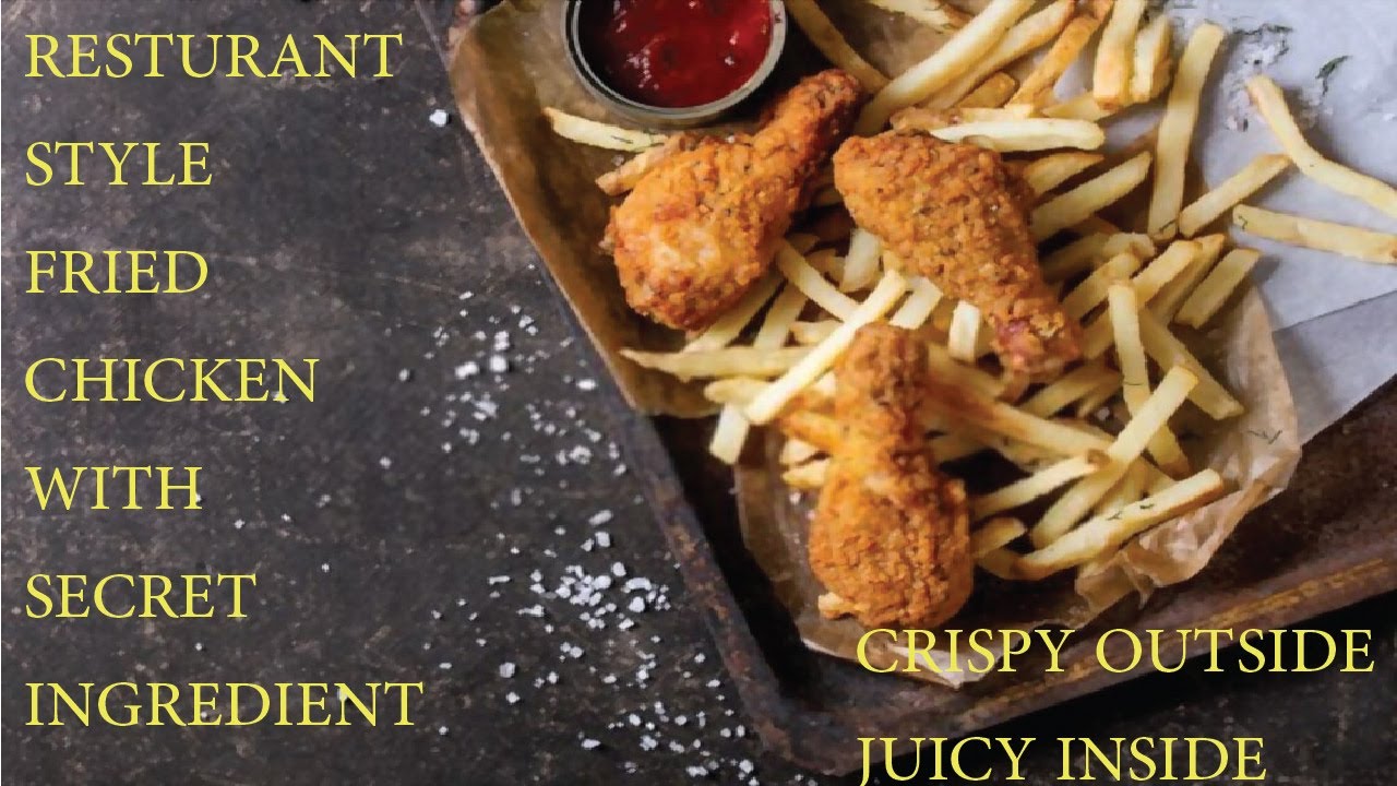 Restaurant Style Fried Chicken With Secret Ingredient/Crispy&Juicy