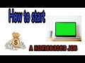 HOW TO START A HOMEBASED JOB part 1 #mazayakimchannel