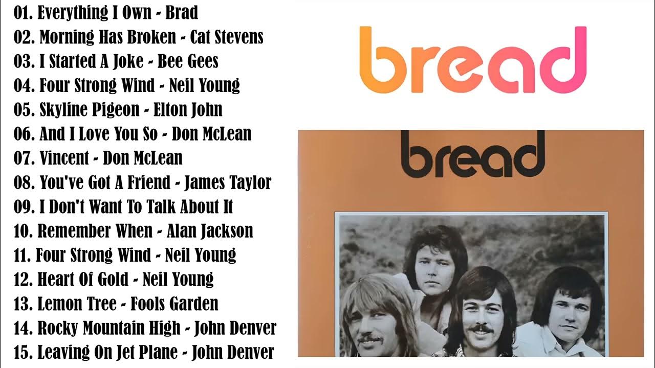BREAD GREATEST HITS ALBUM TIMELESS COLLECTION YouTube