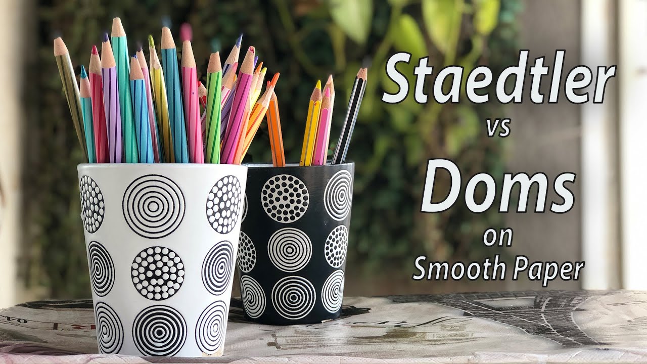Best Color Pencil for Beginners | Staedtler vs Doms Color ...