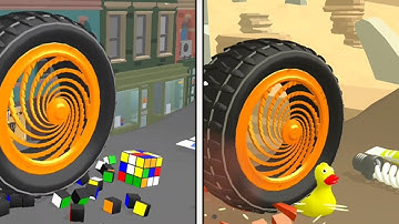 Wheel Smash All Levels Gameplay Walkthrough Android, iOS NEW UPDATE SEP72110